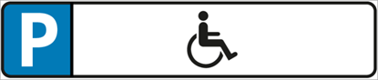 Image de Panneau de stationnement - handicapés