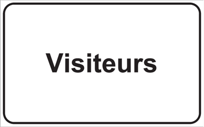 Image de Panneau d’information - visiteurs