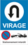 Image de Panneau d’information - virage