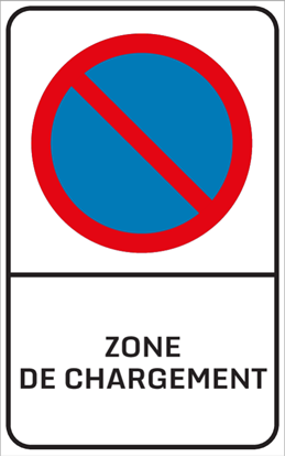 Image de Panneau d'interdiction - Zone de livraison