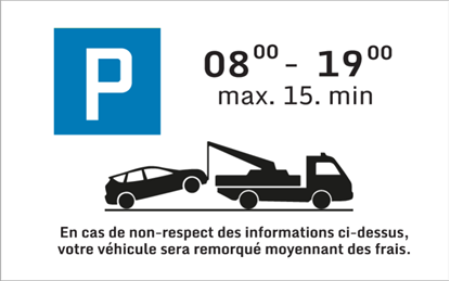 Image de Panneau de stationnement - temps limité