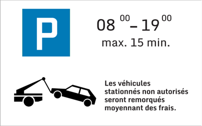 Image de Panneau de stationnement - temps limité