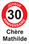 Image de Panneau d'anniversaire - 30 Joyeux anniversaire FR